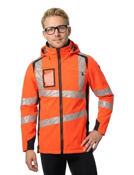 Parka Accelerate Safe 19030 Hi-Vis Red / Dark Navy XS