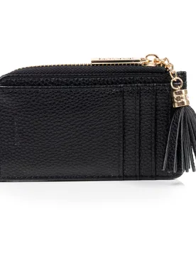 Porte-Cartes zippé Noir noir Tailleunique - Isotoner - FashionsVida