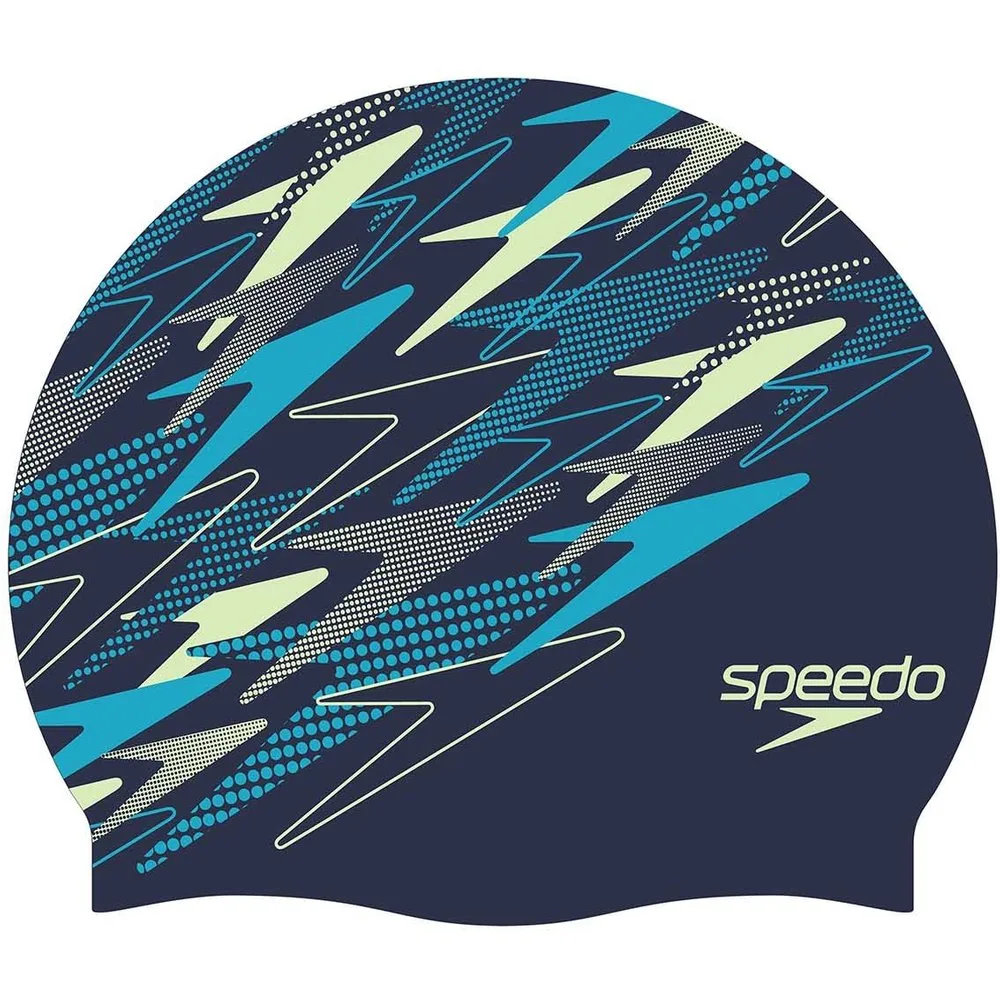 Gorro de natación unisex Printed Silicone Cap - Speedo - FashionsVida