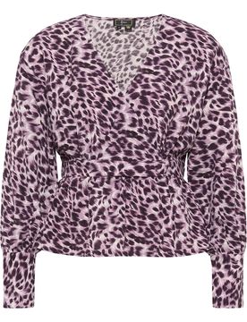 Faina Blusa lila / blanco