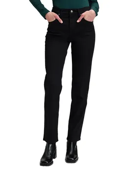 Jeans A Vita Alta Carol Straight Fit Base Black 25