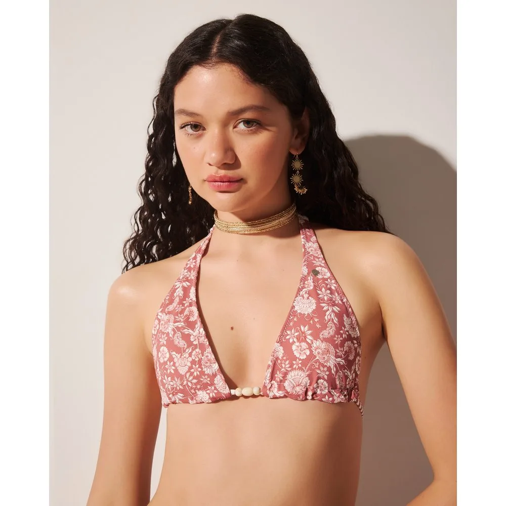 Top bikini reversible estampado de mujer - Green Coast - FashionsVida
