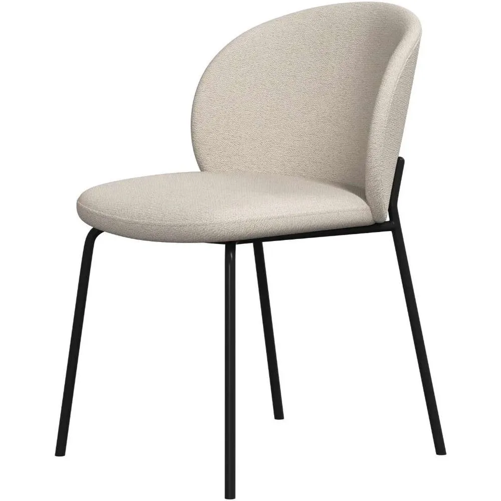 Pack de dos sillas Princeton negra tela Bristol - BoConcept - FashionsVida