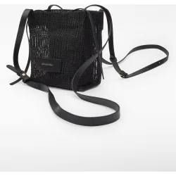 Bandolera de mujer cuadrada en red