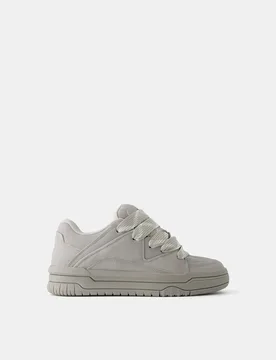 Baskets Skate Basiques 44 Gris - Bershka - FashionsVida