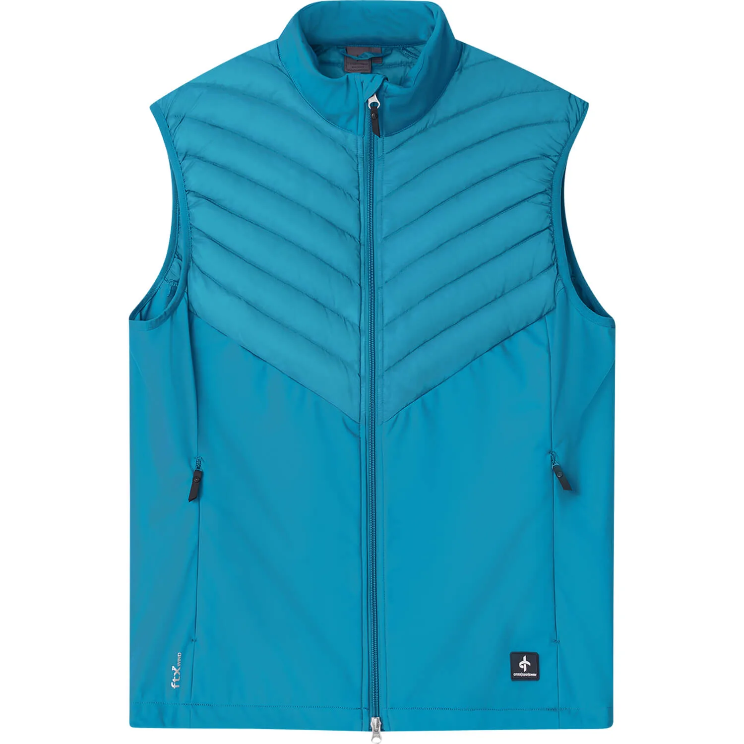 Weste Stance Softshell, blau/türkis m - Cross - FashionsVida