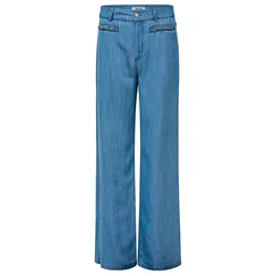 Jeans Taille Haute 21010919 Wide Leg Light Wash 28