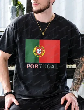 Portugal Flag Graphic T-Shirt for Men Portuguese Pride Apparel Soccer Part Supplies Vintage Classic Portugal Fan Wear for Games - Aliexpress - FashionsVida