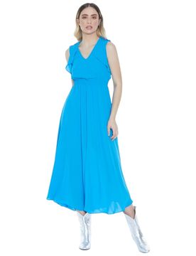 Relish vestito lungo turchese Misan