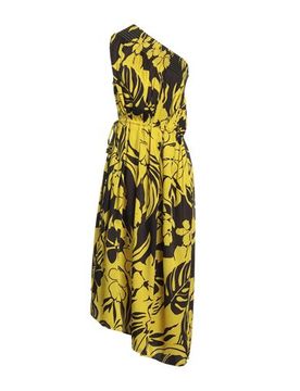Vestido midi Mujer Amarillo 36,38 Mujer