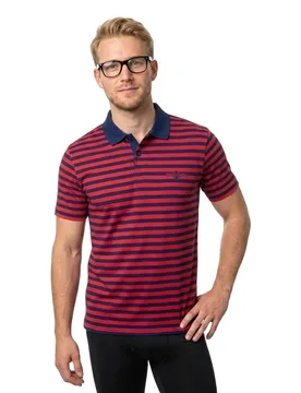 T-shirt à Manches Courtes Polo Method Card Red / Navy M - Independent - FashionsVida