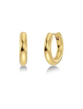 Ohrringe CHUNCKY HOOPS Small Gold gold damen