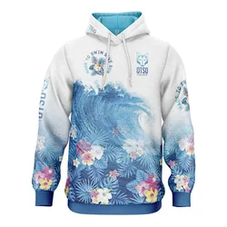 Felpa Con Cappuccio Swim Bike Run Wave Multicolour 2XS