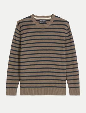 Marc O' Polo Pullover mit Streifen Braun XL