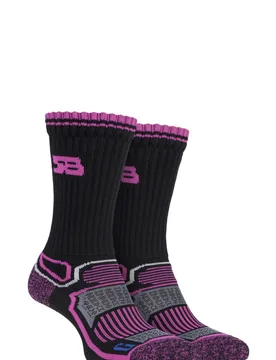 Pair Black with BlueGuard Aerobic Socks Ladies 4-8 Ladies - - Black - Size: Small - Storm Bloc - FashionsVida