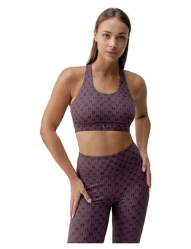 Top De Sport à Maintien Moyen-élevé Monogram Dark Cherry XS