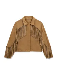 Veste aspect cuir IBBY camel XS/S
