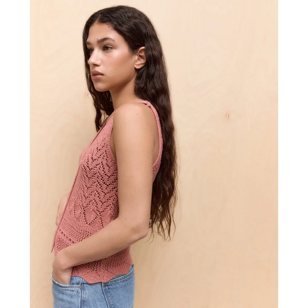 Top de mujer crochet botones - Easy Wear - FashionsVida