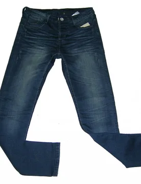Pantalone Lungo Uomo Humor Jeans "dukky" Denim Unico - Humör - FashionsVida