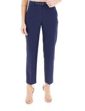 Pantalone con cintura BLU NAVY 42