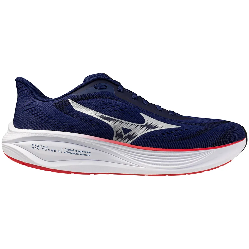 Scarpe Da Running Neo Cosmo 2 Beacon Blue / Silver / Tomato Pure EU 41 - Mizuno - FashionsVida
