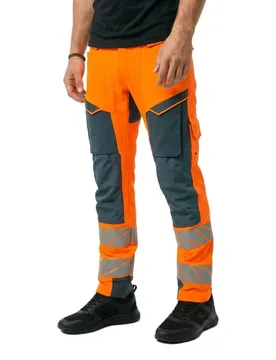 Pantalon De Travail Accelerate Safe 19079 Hi-Vis Orange / Dark Petroleum 45