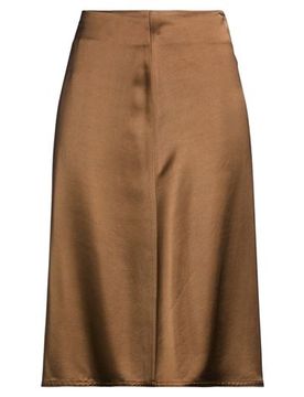 Midi-Rock Damen Schokobraun 36 Damen