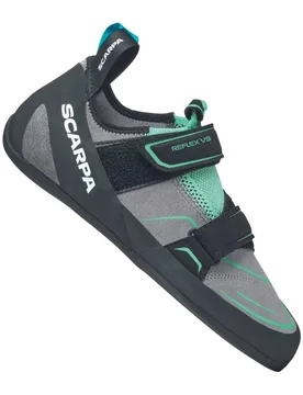 Chaussons d'escalade - Reflex VS W Mint Black en Cuir - Taille 37 - Gris - Scarpa - FashionsVida