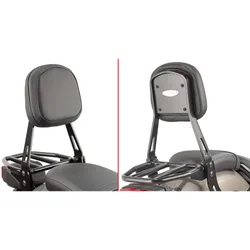 Schienalino specifico nero con portapacchino TS1160B Pe taglia un