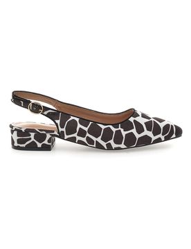Ballerine Slingback Zebrate a Punta P553 39