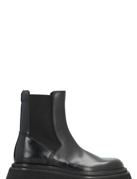 Patent Leather Chelsea Boots
