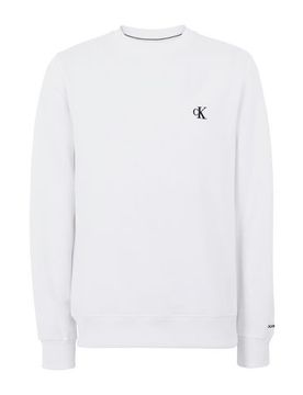 Calvin Sweatshirt Herren Weiß 3XL,L,XL,XXL Herren
