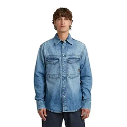 Chemise à Manches Longues Dakota Regular Fit Faded Blue Kyanite XL