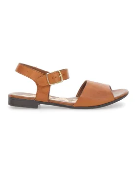 Sandali Flat 225145 Cognac 38 - GRAZIE - FashionsVida