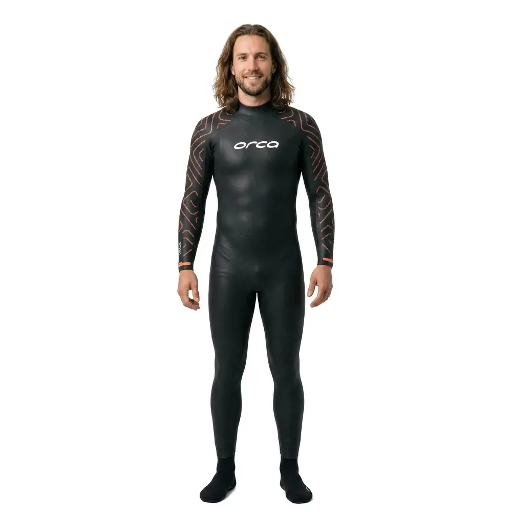 Vitalis Trn Long Sleeve Neoprene Wetsuit Black 10 Men - Orca - FashionsVida