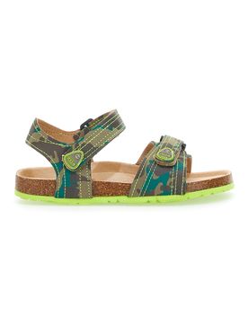 Sandali 7711 Verde Camouflage 35
