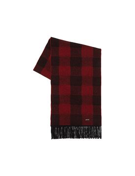 DSQUARED2 Schal dunkelrot herren