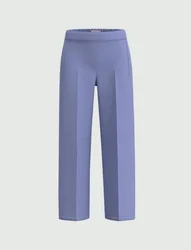Pantalone in gabardina donna pervinca