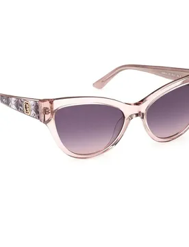 Lunettes De Soleil Polarisées Gu00112 Shiny Beige / Gradient Or Mirror Violet One Size