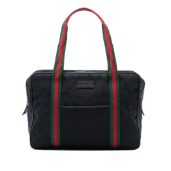 GG Canvas Web Business Bag