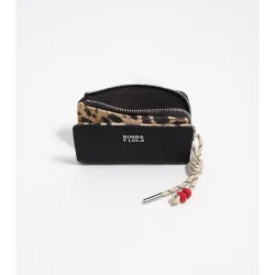 Cartera de mujer compacta nylon cremallera