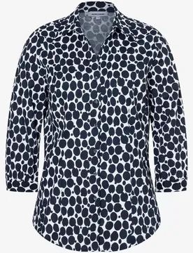 Poplin Print Blouse female
