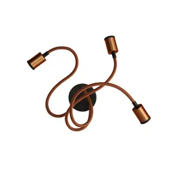 Cables Mini Spot Gu1d0 Flex 60 Applique Et Plafonnier Satin Copper One Size