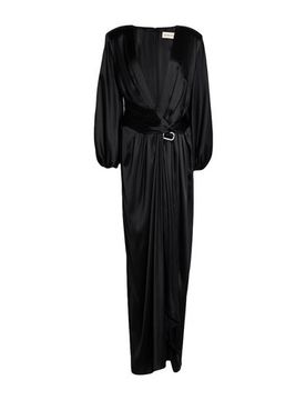 Vestido largo Mujer Negro 40 Mujer