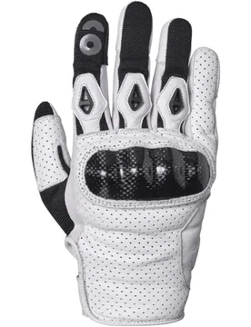 Guanti Moto Solis Bianco Nero taglia S - gms - FashionsVida