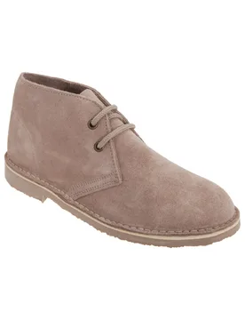 Womens Suede Desert Boots - - Size: 3 - Roamers - FashionsVida