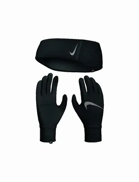 Set de diadema y guantes para mujer negro XS/S - Nike - FashionsVida