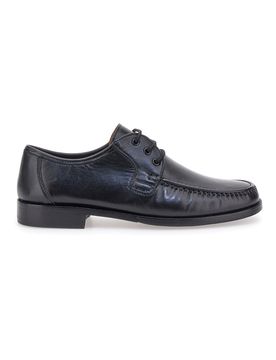 Scarpe Stringate Nere in Pelle 652 41