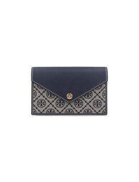 Tory Burch logo mini wallet