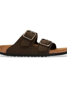 Para hombre. 1032761 Sandalias de Piel Arizona Wire Buckle (Ajuste Regular) (42), Plano, Nobuck, Ninguno, Casual